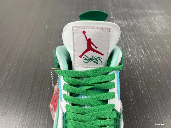  AJ4-KNCW Green (limited edition)  Jordan White  4 SB Grass Retro 0108